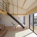 株式会社ロージーライフ　施工例02【LDK2】　浜松市／注文住宅／新築／2階建／平屋／デザイン住宅／シンプルモダン／ナチュラルモダン／高性能／高耐震／高気密高断熱／SE構法／W断熱／GX補助金／無垢床／オリジナル造作家具／アイアン手摺り／ママ書斎／パパ書斎／小屋裏書斎／隠れ家／秘密の部屋／回遊動線