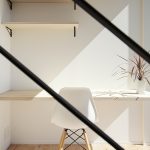 株式会社ロージーライフ　施工例02【ママ書斎2】　浜松市／注文住宅／新築／2階建／平屋／デザイン住宅／シンプルモダン／ナチュラルモダン／高性能／高耐震／高気密高断熱／SE構法／W断熱／GX補助金／無垢床／オリジナル造作家具／アイアン手摺り／ママ書斎／パパ書斎／小屋裏書斎／隠れ家／秘密の部屋／回遊動線