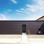 中央区小沢渡町 施工例01 外観 浜松注文住宅/浜松市注文住宅/浜松工務店/浜松市工務店/注文住宅/工務店/SE構法/高気密高断熱/高耐震/高性能/平屋/中庭/コの字の家/デザイン住宅/シンプル/施工例/おしゃれ