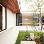 浜名区西美薗 施工例09_中庭1 浜松注文住宅/浜松市注文住宅/浜松工務店/浜松市工務店/注文住宅/工務店/SE構法/高気密高断熱/高耐震/高性能/平屋/中庭/コの字の家/デザイン住宅/シンプル/施工例/おしゃれ