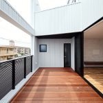 中央区安松町 施工例07＿2階バルコニー1　浜松／浜松市／注文住宅／工務店／住宅会社／SE構法／高性能住宅／高気密高断熱／高耐震／W断熱／耐震等級3／断熱等級6／デザイン住宅／おしゃれ／シンプル／モダン／スタイリッシュ／平屋／中庭／コの字の家／小さな平屋／3階建て／豪邸／コンパクトな家／外構デザイン／外構工事／ドライガーデン／ロックガーデン／ボタニカルガーデン／和風庭園